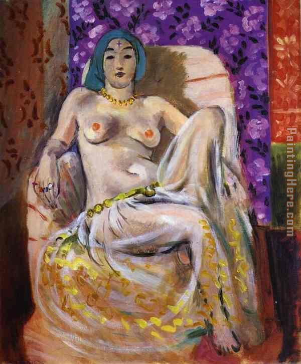 Le genou leve painting - Henri Matisse Le genou leve art painting